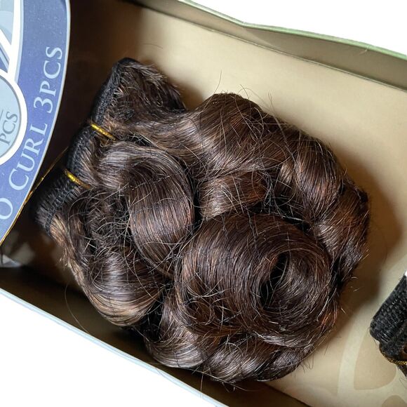 Cuticle Remy XQ Fortified Cuticles Short Cut 2 PCS CURL Color OM22730 Human Hair - Picture 4 of 12